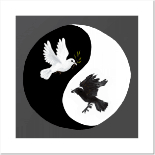 War and Peace Yin Yang Posters and Art